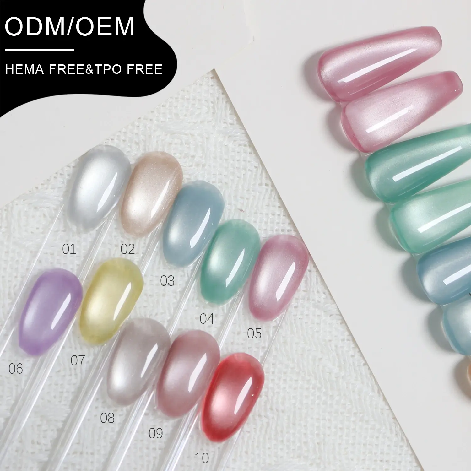 Custom Glass Bead Cat Eye Gel-2