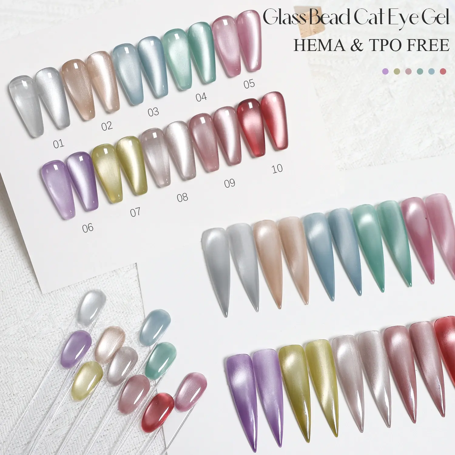 Custom Glass Bead Cat Eye Gel-3