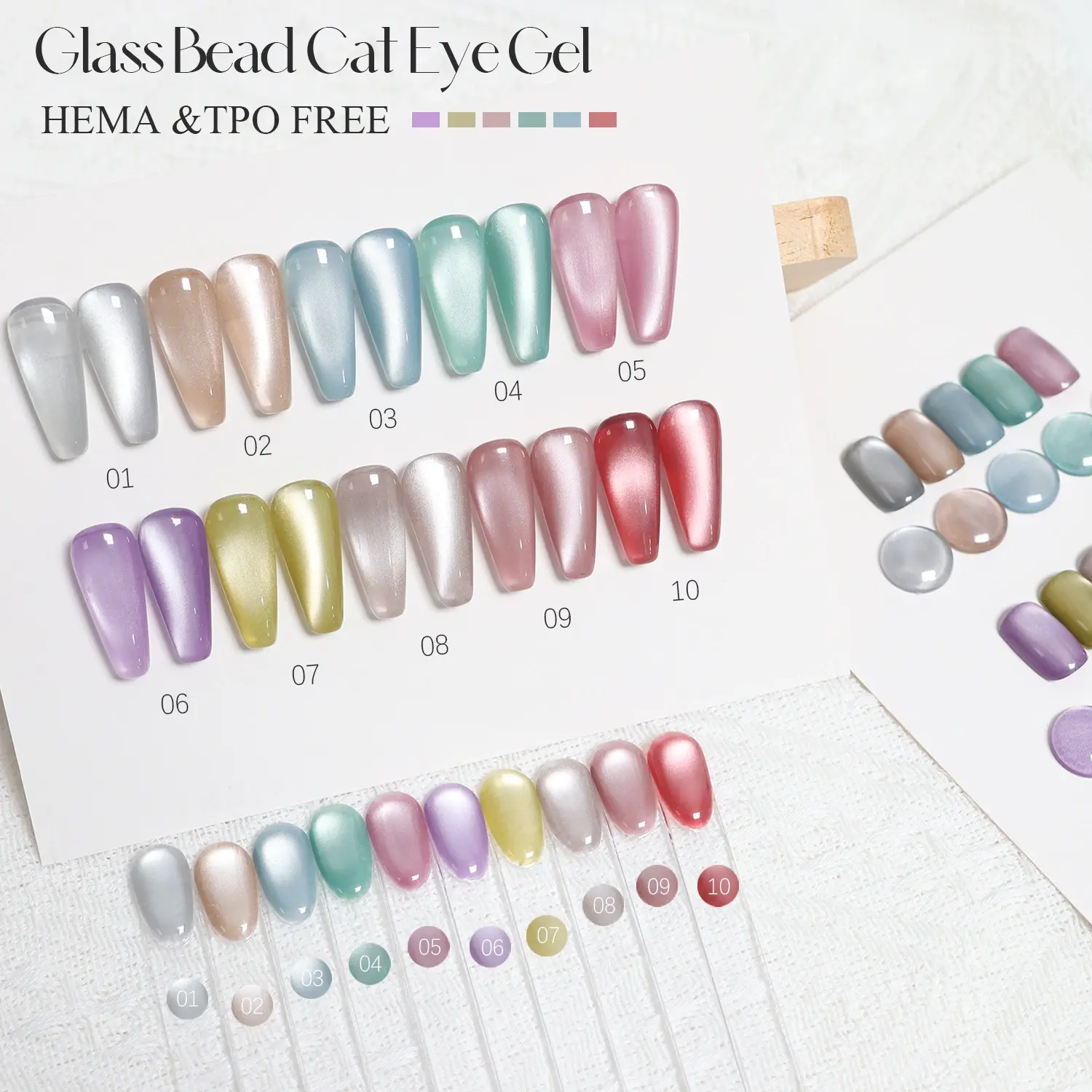 Custom Glass Bead Cat Eye Gel-5