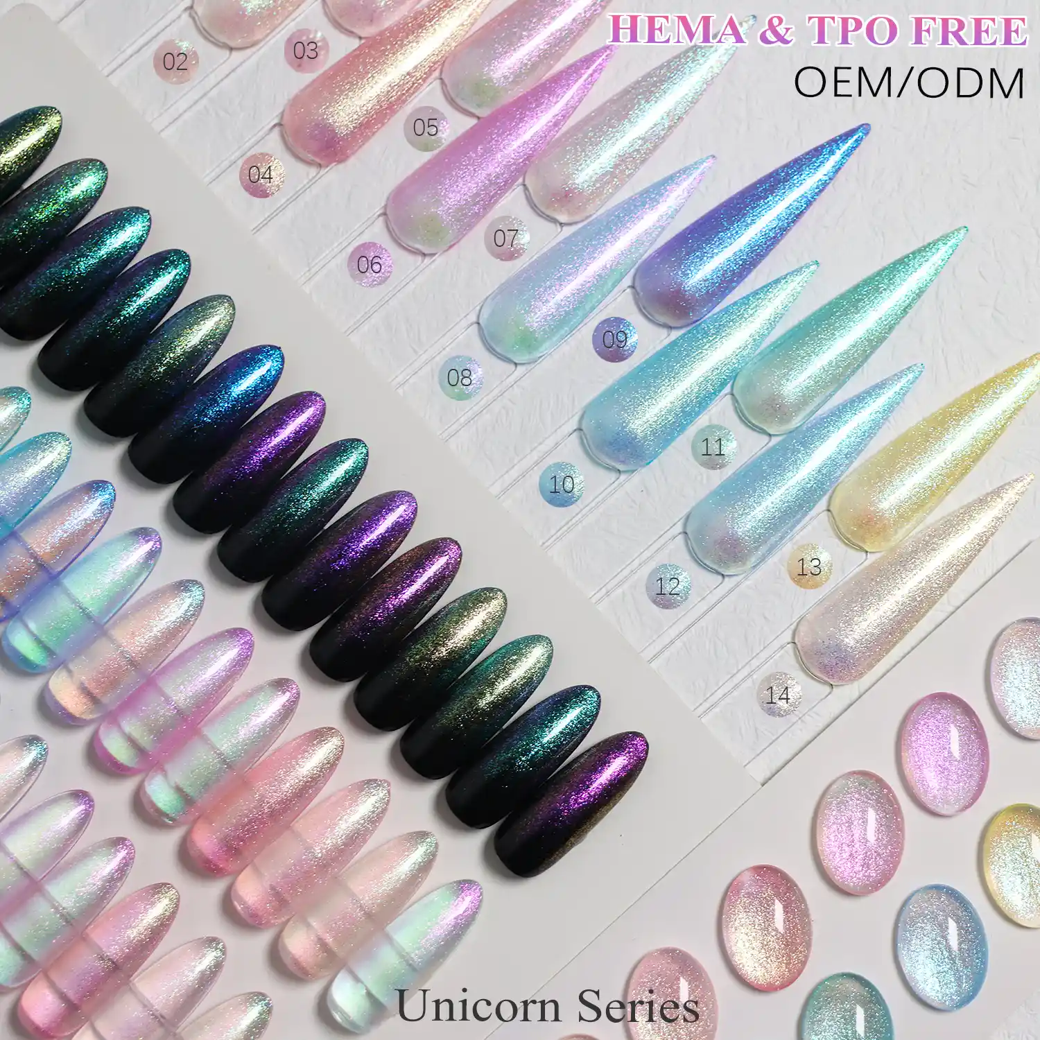 Custom Unicorn Series Cat Eye Gel-2