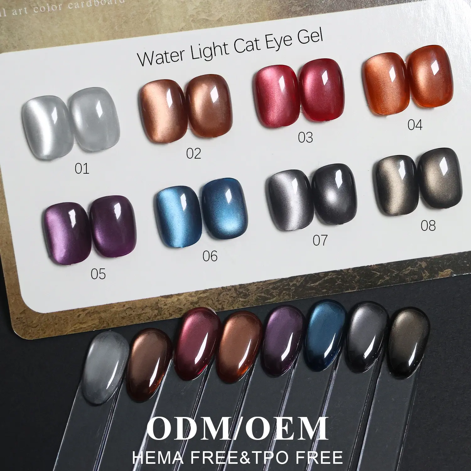 Custom Water Light Cat Eye Gel Polish 15ml-HEMA & TPO Free 3