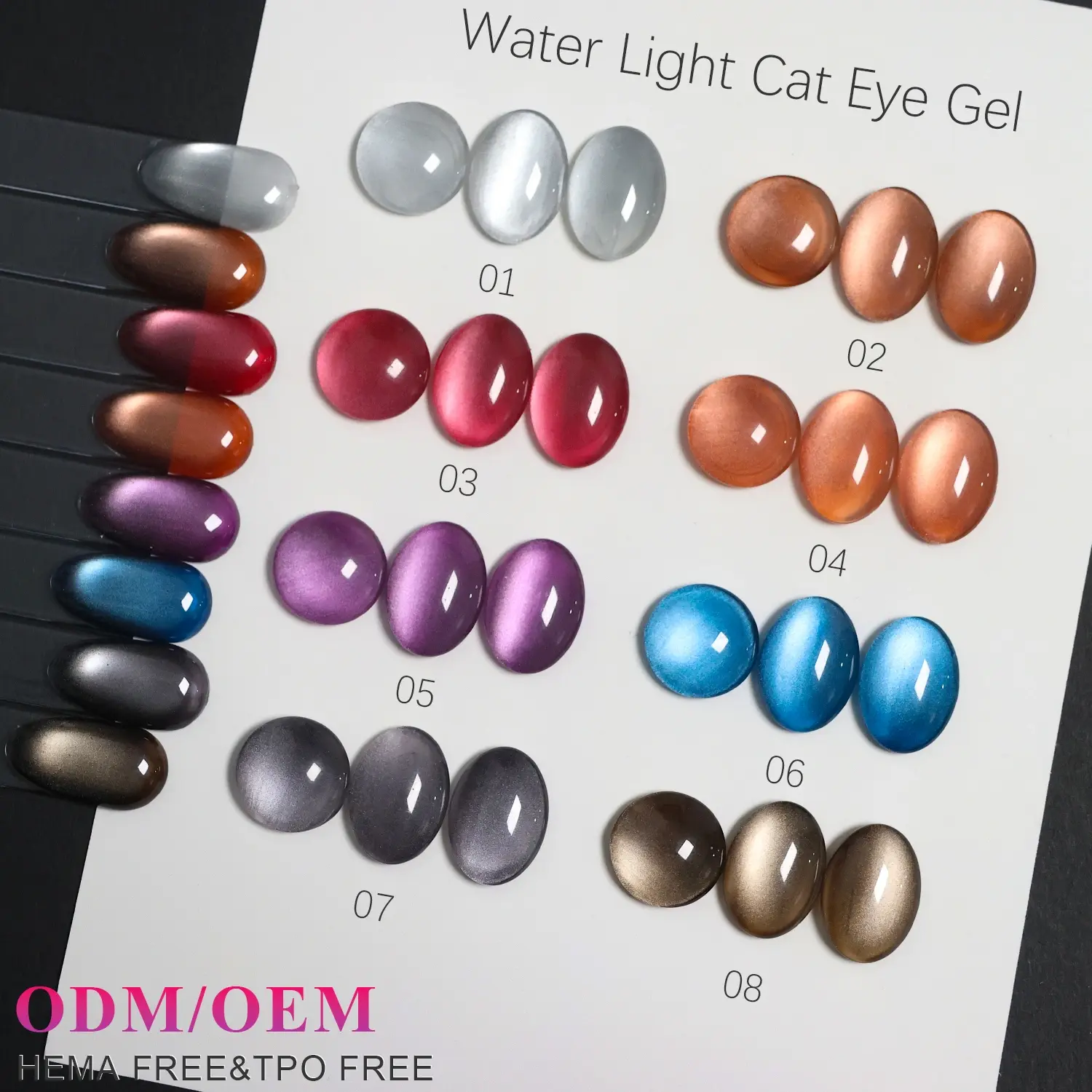 Custom Water Light Cat Eye Gel Polish 15ml-HEMA & TPO Free 4